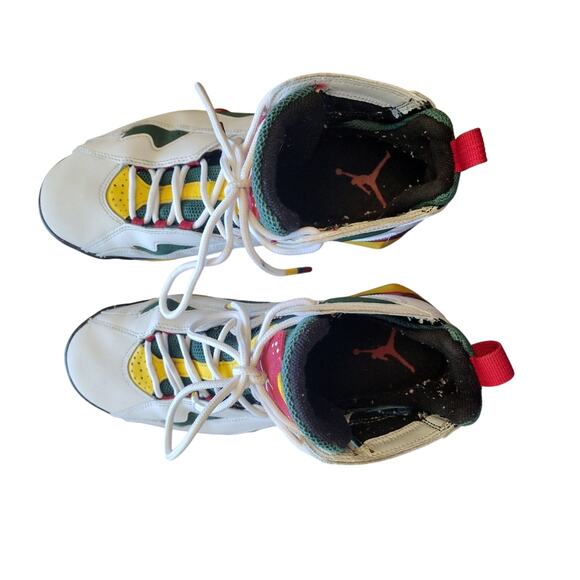 Size 8 - Jordan True Flight White Fir Amarillo - Picture 8 of 9